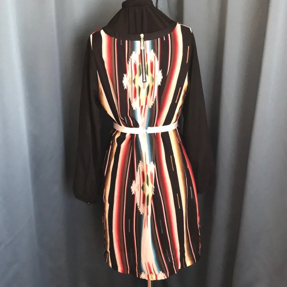 Young Threads serape fiesta dress - Picture 1 of 9